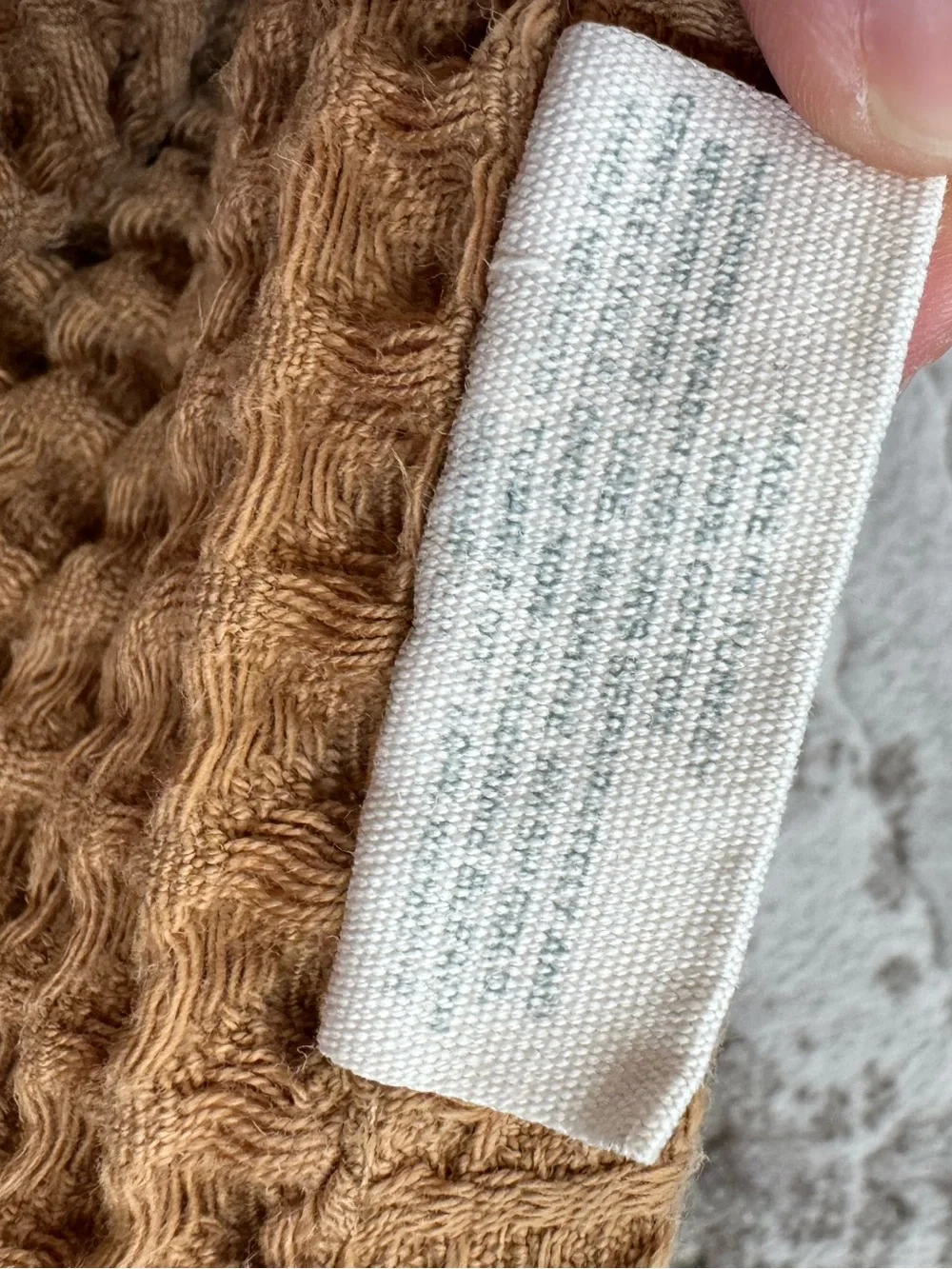 Casaluna 100% Cotton Waffle Knit Bath Towels - Pink & Camel